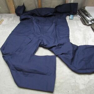 Big Mac Worksuit Mens 56R Blue Short Sleeve Light Coveralls USA MADE VTG NEW‎